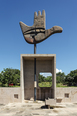 the monument of the open hand le corbusier